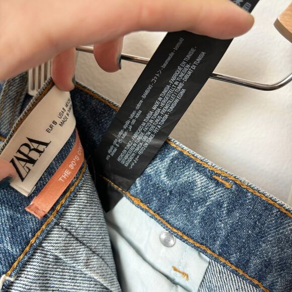 Zara The 90’s Collection Denim Midi Skirt - Picture 8 of 10